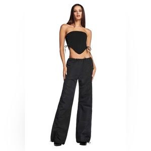 I.AM.GIA black parachute pants xs